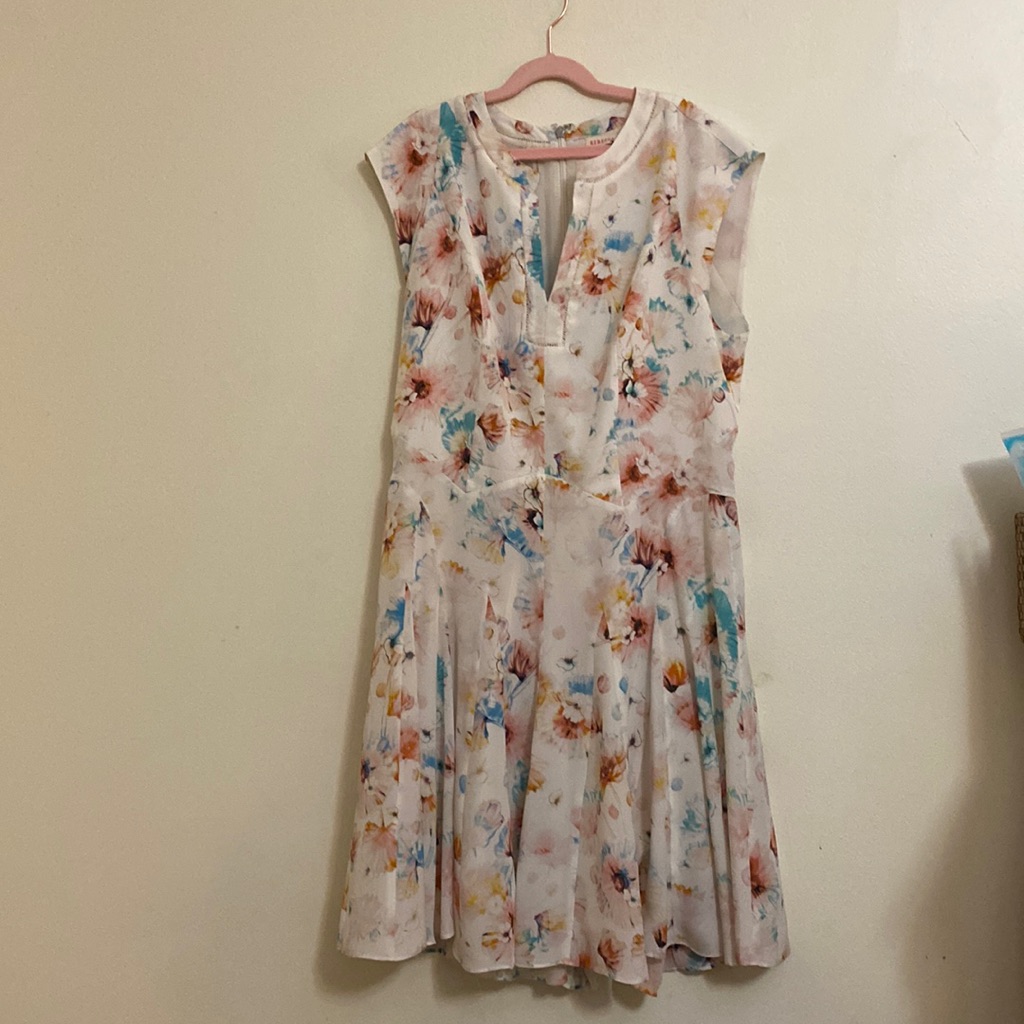 Rebecca Taylor Poppy Godet Dress Size 8